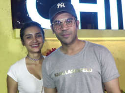 Rajkummar Rao and Patralekha spotted at Chin Chin Chu at Juhu