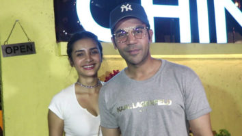 Rajkummar Rao and Patralekha spotted at Chin Chin Chu at Juhu