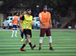 Ranbir Kapoor, Abhishek Bachchan and others snapped during a football match