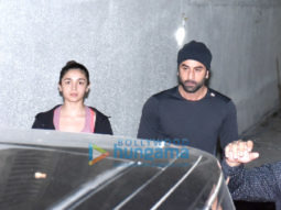 Ranbir Kapoor and Alia Bhatt snapped at Old Dharma Productions’ office in Khar