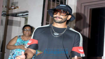Ranveer Singh spotted at a recording studio in Bandra
