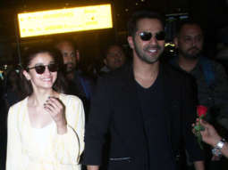 SPOTTED: Kalank Team at Mumbai Airport | Alia B, Varun D, Aditya R, Sonakshi S, Madhuri D