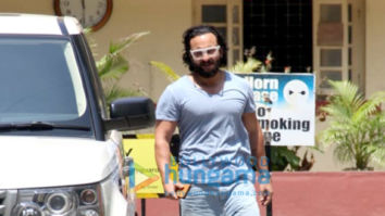 Saif Ali Khan, Janhvi Kapoor and Georgia Andriani spotted at the gym