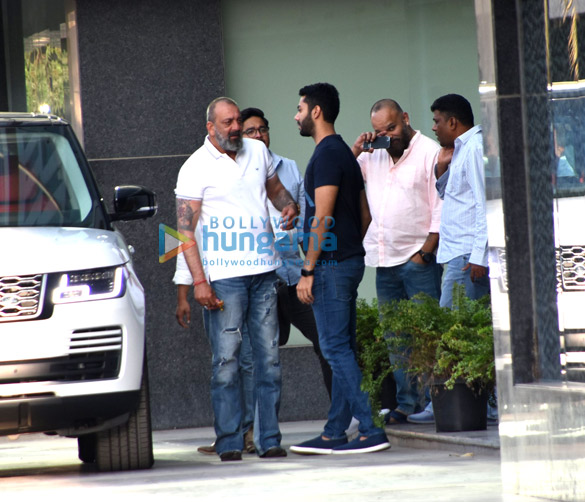 sanjay dutt snapped at the dharma productions office 1