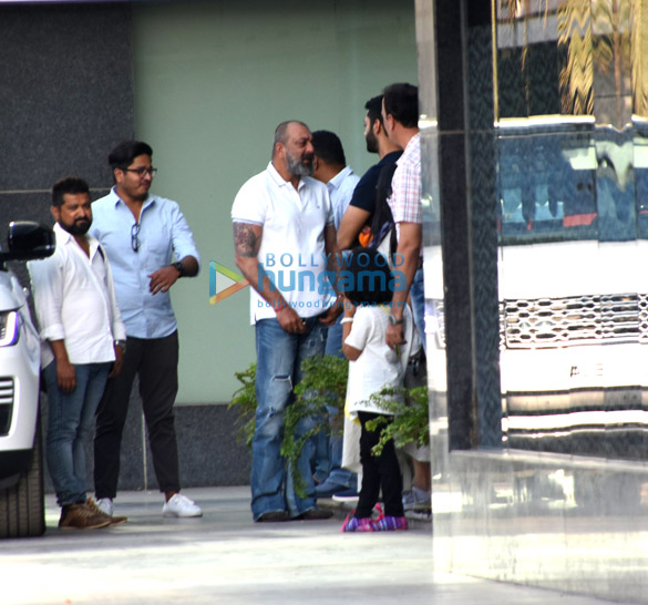 sanjay dutt snapped at the dharma productions office 6