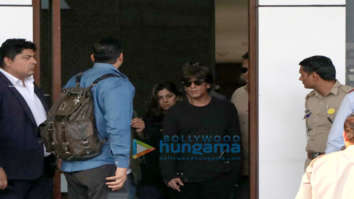 Shah Rukh Khan and Nora Fatehi snapped at the airport