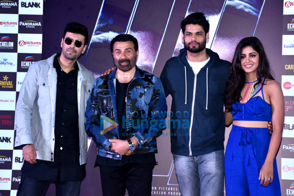 Sunny Deol, Karan Kapadia and Ishita Dutta grace the trailer launch of the film Blank