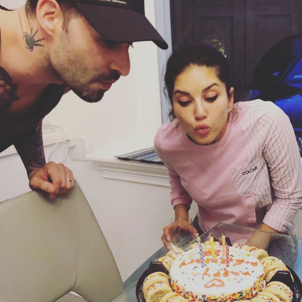 Sunny Leone and Daniel Weber receive a special surprise from their daughter Nisha on their wedding anniversary Sunny Leone and Daniel Weber receive a special surprise from their daughter Nisha on their wedding anniversary