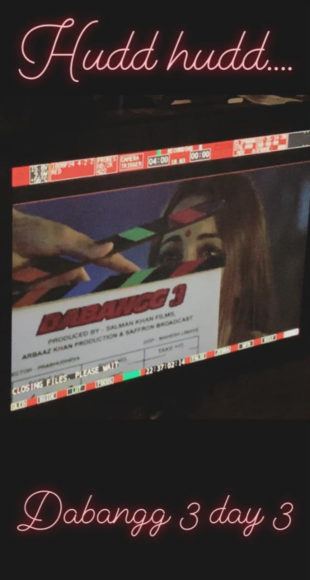 'Tere Mast Mast Do Nain': Sonakshi Sinha gives a glimpse of Rajjo while shooting for Dabangg 3 'Tere Mast Mast Do Nain': Sonakshi Sinha gives a glimpse of Rajjo while shooting for Dabangg 3