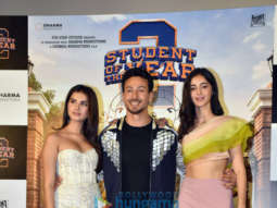 Tiger Shroff, Ananya Panday and Tara Sutaria grace the trailer launch of the film ‘Student Of The Year 2’
