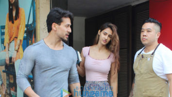 Tiger Shroff and Disha Patani snapped at Bastian in Bandra