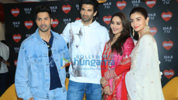 Varun Dhawan, Madhuri Dixit, Alia Bhatt and Aditya Roy Kapur promote ‘Kalank’ at Ishq 104.8 FM