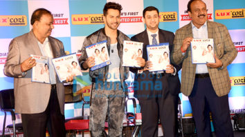 Varun Dhawan graces the launch of Lux Cozi Scented vests
