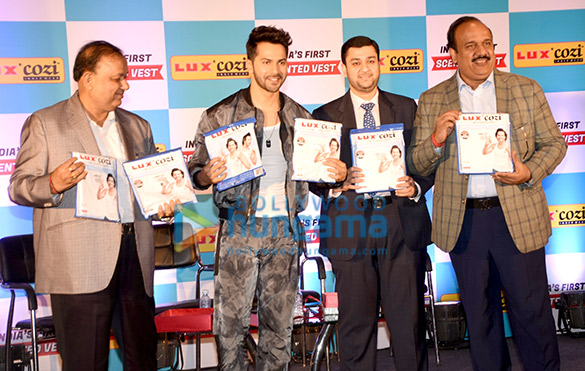 Varun Dhawan graces the launch of Lux Cozi Scented vests Varun Dhawan graces the launch of Lux Cozi Scented vests