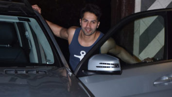Varun Dhawan spotted at the gym in Juhu