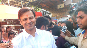Vivek Oberoi visits Siddhivinayak Temple to seek blessings for his film PM Narendra Modi