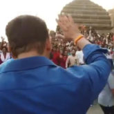 WATCH: Salman Khan thanks his fans and police while shooting for Dabangg 3 at Narmada ghat