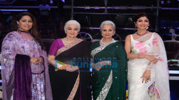 Waheeda Rehman and Asha Parekh snapped on the sets of Super Dancer Chapter 3