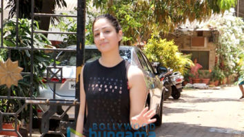 Yami Gautam spotted at a yoga class in Bandra