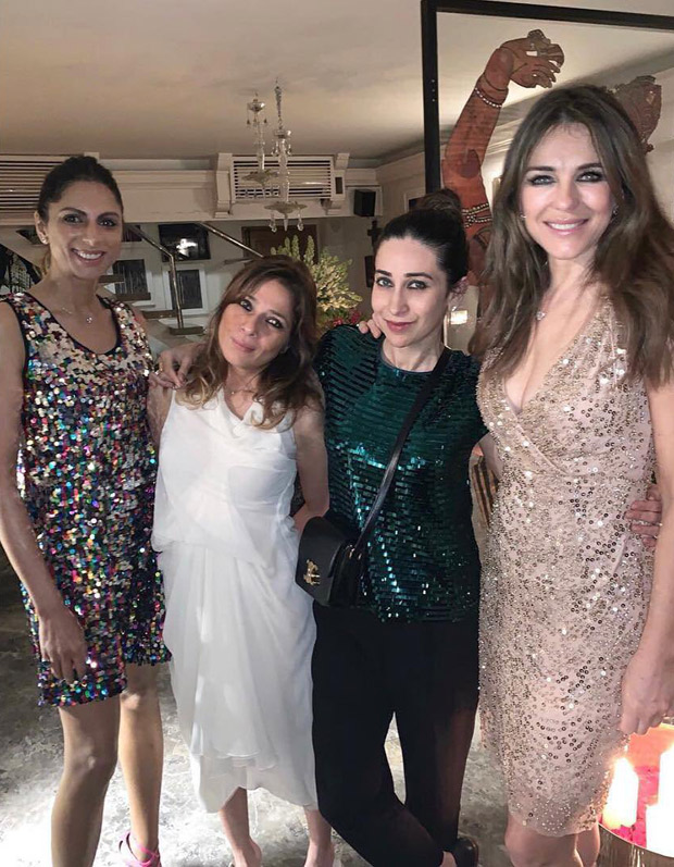 Karisma Kapoor parties the night away with Elizabeth Hurley [see photo]