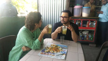 This picture of Aamir Khan and Kiran Rao enjoying street food and relishing sugarcane juice like a commoner will make you respect him even more!