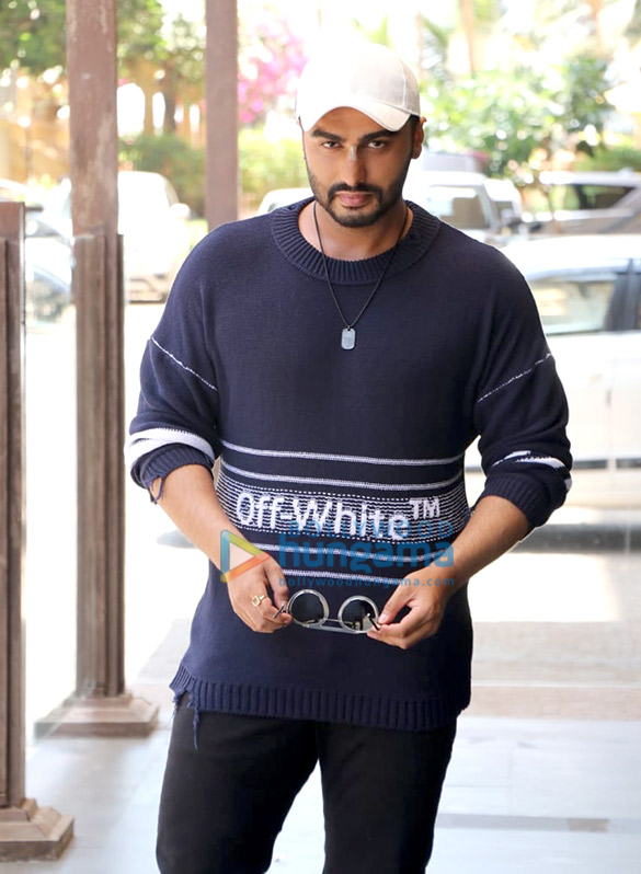 arjun kapoor and rajkumar gupta snapped promoting their film indias most wanted 3