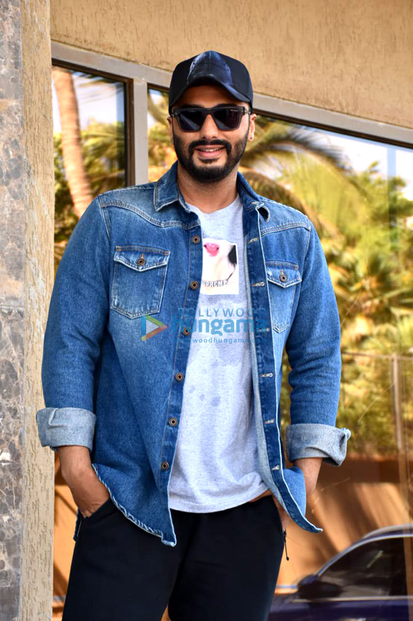arjun kapoor snapped during media interactions for his film indias most wanted 2
