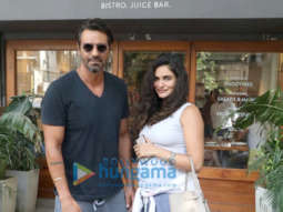 Photos: Arjun Rampal and Gabriella Demetriades snapped at Sequel