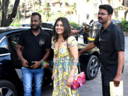Photos: Bhumi Pednekar and Ameesha Patel snapped at Kromakay salon in Juhu