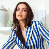 Cannes 2019 Day 2 Deepika Padukone looks aesthetically stunning in the striped pant-suit
