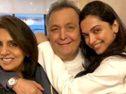 Deepika Padukone pays a visit to Rishi Kapoor and Neetu Kapoor in New York