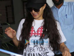 Jacqueline Fernandez and Anurag Kashyap spotted at Physi O Flex in Versova