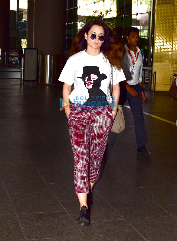kangana ranaut alia bhatt shruti haasan and ileana dcruz snapped at the airport 1