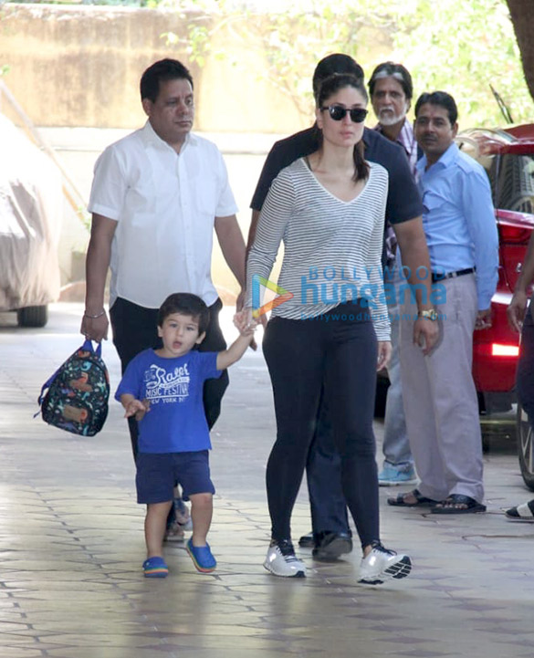 kareena kapoor khan and taimur ali khan spotted at play school in bandra 1 2
