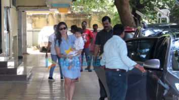 Kareena Kapoor Khan and Taimur Ali Khan spotted at play school in Bandra