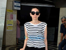 Karisma Kapoor snapped at a clinic in Bandra