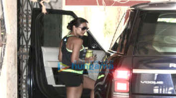Malaika Arora spotted outside the gym