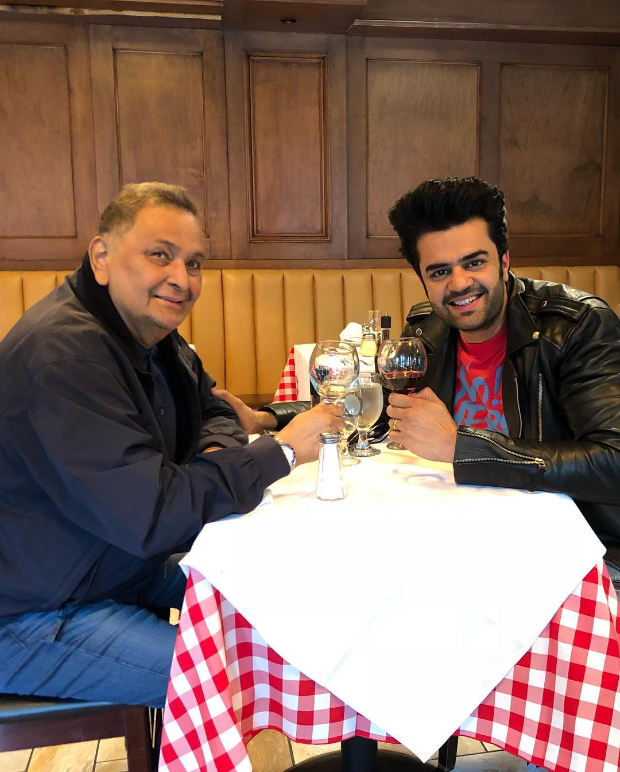 Maniesh Paul meets Rishi Kapoor in New York, reveals the actor took him for lunch