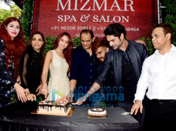 Nora Fatehi, Mohammad Azharuddin, Ashish Kapoor, Rekha Chaudhari snapped at the launch of Mizmar Spa & Salon in Bandra