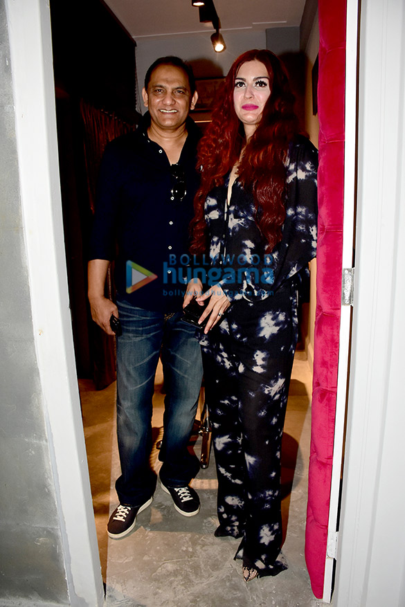 nora fatehi mohammad azharuddin ashish kapoor rekha chaudhari snapped at the launch of mizmar spa salon in bandra 8