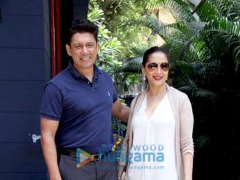 Photos: Madhuri Dixit and Sriram Nene spotted in Bandra
