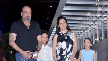 Photos: Sanjay Dutt spotted with family at Hakkasan, Bandra