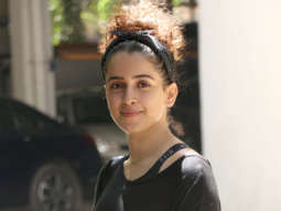 Photos: Sanya Malhotra spotted in Andheri