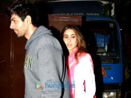 Photos: Sara Ali Khan, Kartik Aaryan and Randeep Hooda spotted post shoot in Bandra