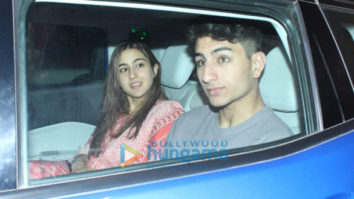 Photos: Sara Ali Khan, Ibrahim Ali Khan, Soha Ali Khan and Sharmila Tagore spotted at Saif Ali Khan’s house