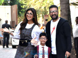 Photos: Shilpa Shetty and Raj Kundra snapped celebrating their son Viaan Raj’s birthday