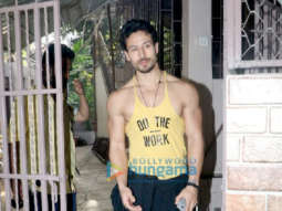 Photos: Tiger Shroff spotted at Shankar Mahadevan’s dubbing studio