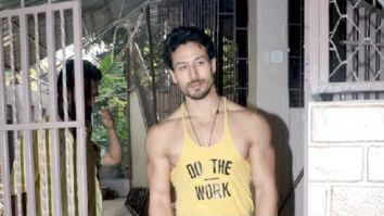 Photos: Tiger Shroff spotted at Shankar Mahadevan’s dubbing studio