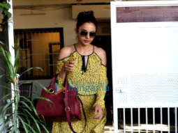 Rakul Preet Singh and Aamna Shariff snapped at Physioflex at Versova