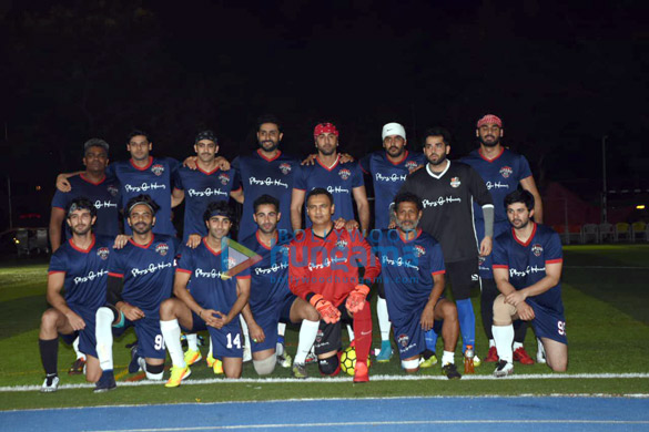 ranbir kapoor abhishek bachchan ahan shetty and others snapped during soccer match 4